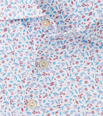 Peter Millar White Orange Crush Polo