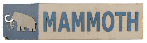 Mammoth Dunes Wood Sign