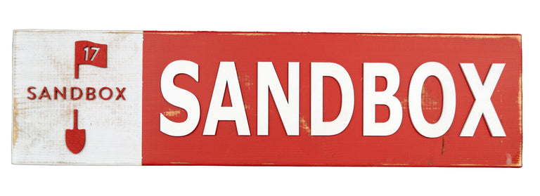 Sandbox Wood Sign