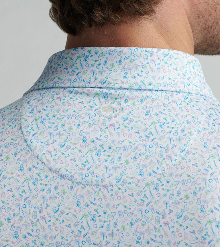 Peter Millar Island Jammin Performance Jersey Polo