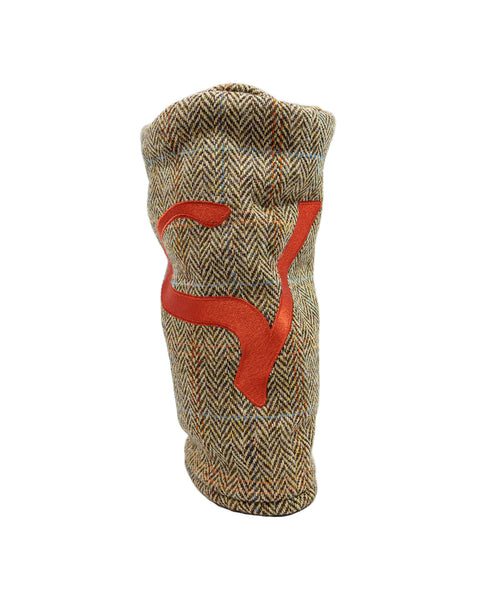 Seamus Golf Sand Valley Harris Tweed Glen Plaid Driver Headcovers