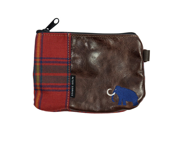 Seamus Golf County Galway Tartan Valuables Pouch