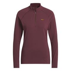 Adidas Ladies Aurora Ruby Ultimate Quarter Zip