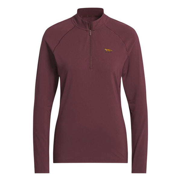 Adidas Ladies Aurora Ruby Ultimate Quarter Zip