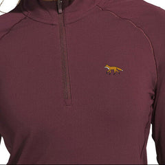 Adidas Ladies Aurora Ruby Ultimate Quarter Zip