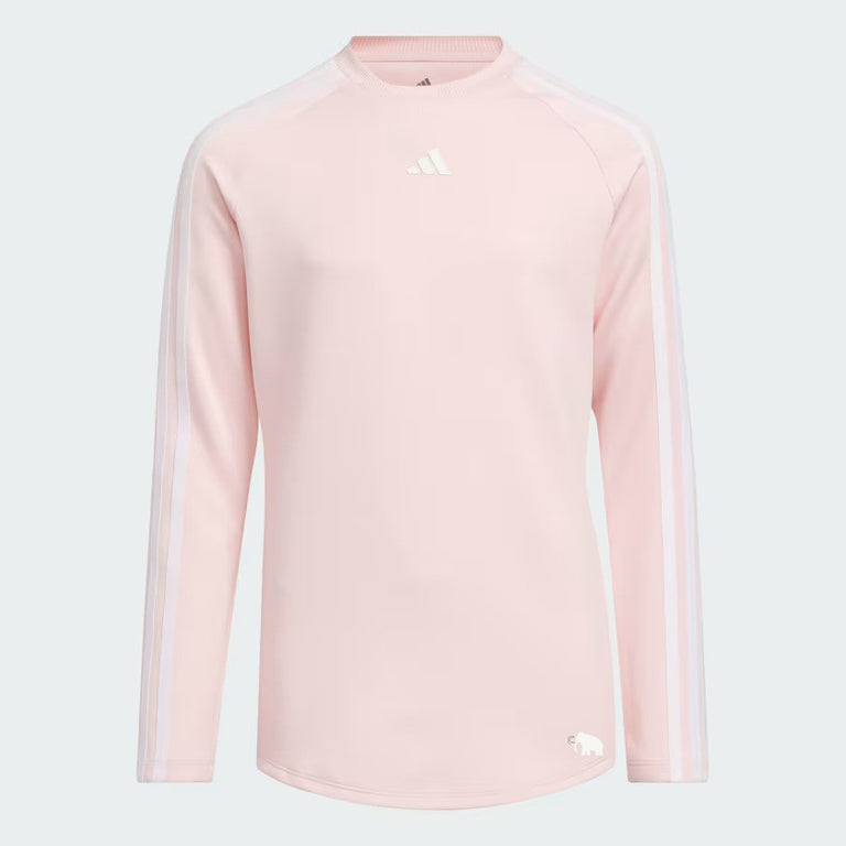 Adidas Youth Girls Long Sleeve UPF Crewneck