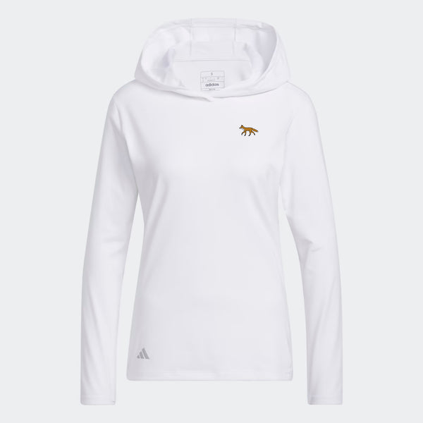 Adidas Ladies White Performance Hoodie
