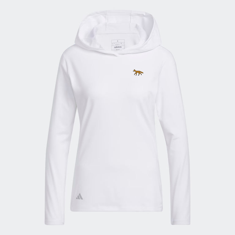 Adidas Ladies White Performance Hoodie