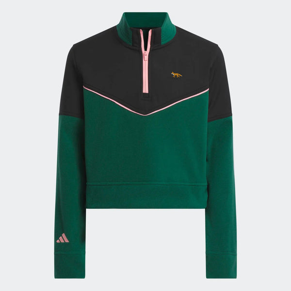 Adidas Girls Crop Fleece Pullover