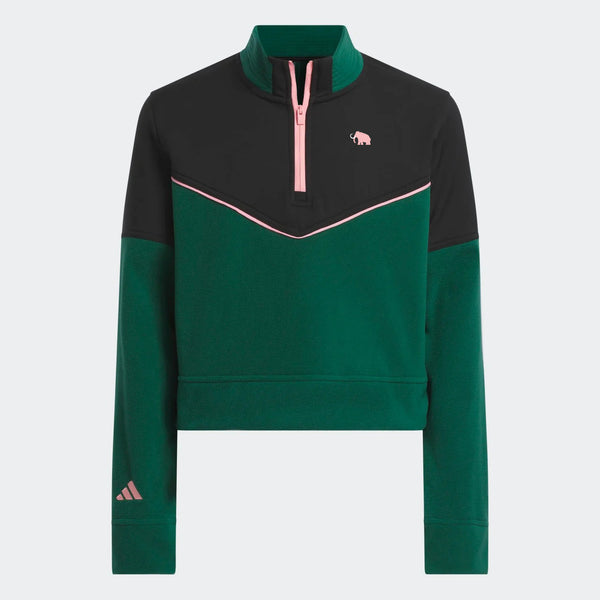 Adidas Girls Crop Fleece Pullover