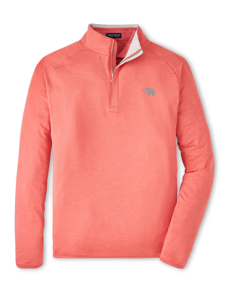 Peter Millar Scarlet Lily Stealth Quarter-Zip