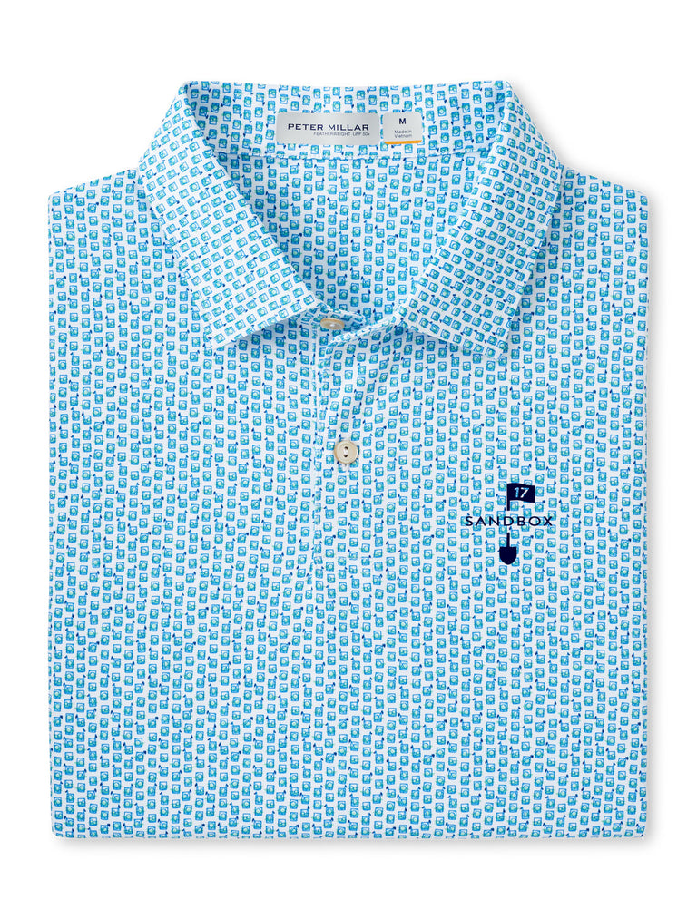 Peter Millar Feather Weight Golf on the Rocks Polo