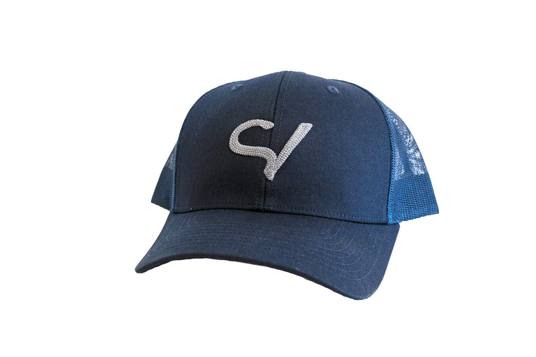 Richardson Solid Navy 112 3D Chainstitch Hat