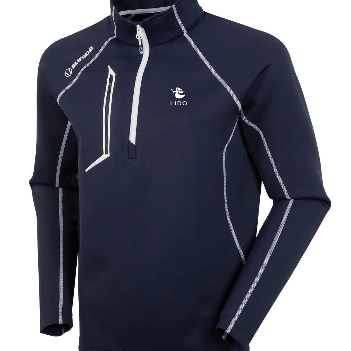 Chemise de nuit homme en flanelle 100% coton, carreaux bleu et blanc Chemise de nuit homme en flanelle 100% coton, carreaux bleu et blanc