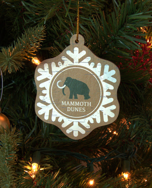 Mammoth Dunes Wooden Ornament