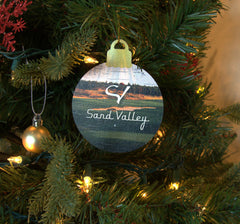 Sand Valley Wooden Ornament