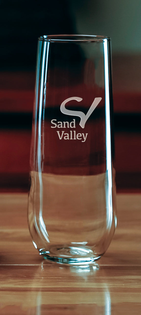 Sand Valley Stemless Champagne Flute