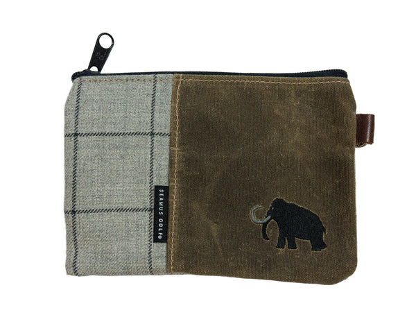 Seamus Golf Mammoth Sloan Square Steel Zippered Valuables Pouch